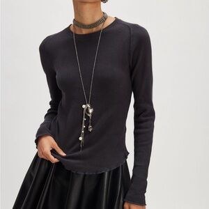 NWOT We the Free Easy Does it Tee - Black